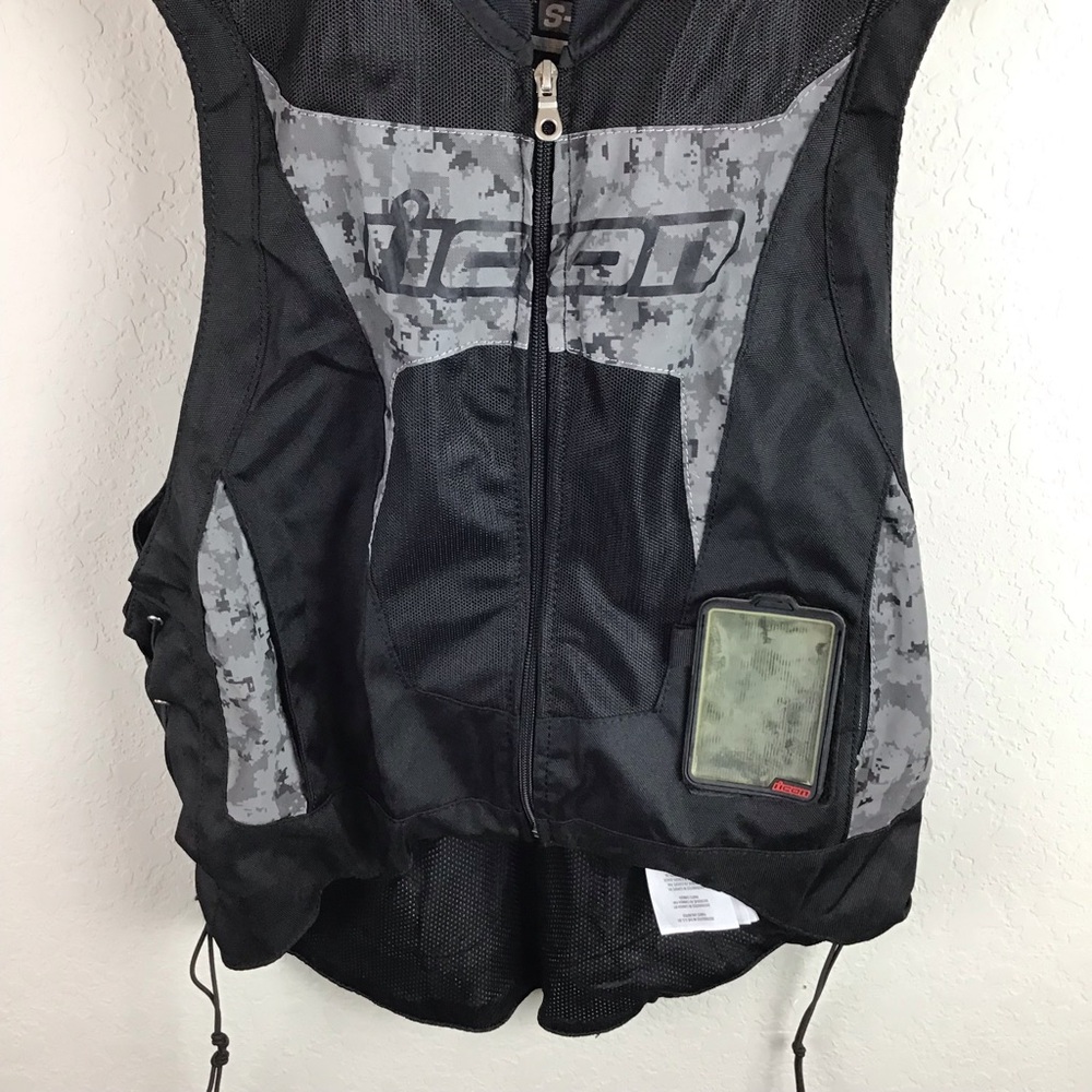 Icon Motorcycle Vest Reflective Vest Interceptor - Picture 4 of 9